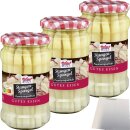 Hofgut Spargelstangen 3er Pack (3x314ml Glas) + usy Block