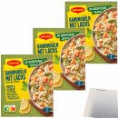 Maggi Fix Bandnudeln mit Lachs 3er Pack (3x40g Packung) +...