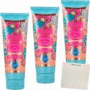 Tesori dOriente Ayurveda Aromatische Cremedusche 3er Pack (3x250ml Tube) + usy Block