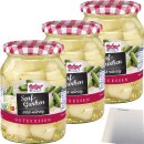 Hofgut Senfgurken 3er Pack (3x370ml Glas) + usy Block