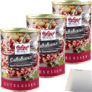 Hofgut Labskaus 35% Rindfleisch 3er Pack (3x400g Dose) + usy Block