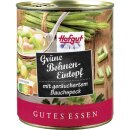 Hofgut Grüne Bohneneintopf 3er Pack (3x800g Dose) + usy Block
