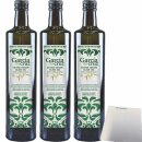 Garcia de la Cruz Extra Virgin Olive Oil Natives Olivenöl 3er Pack (3x750ml Flasche) + usy Block