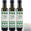 Garcia de la Cruz Extra Virgin Olive Oil Natives Olivenöl 3er Pack (3x250ml Flasche) + usy Block