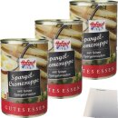 Hofgut Spargelcremesuppe 3er Pack (3x400ml Dose) + usy Block