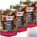 Hofgut Gulasch-Suppe 3er Pack (3x400ml Dose) + usy Block