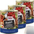 Hofgut Ravioli Bolognese 3er Pack (3x800ml Dose) + usy Block