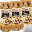 Hofgut Geflügel Wiener im Saitling 3er Pack (3x6/250g Glas) + usy Block