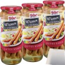Hofgut Wiener Würstchen 3er Pack (3x10/500g Glas) + usy Block