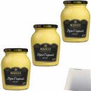 Maille Dijon Originale Senf 3er Pack (3x500ml Glas) + usy Block