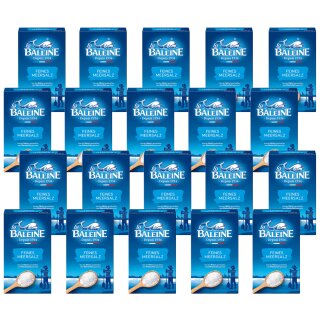 La Baleine Meersalz fein VPE (20x500g Packung) + usy Block