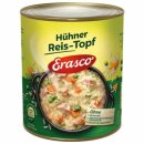 Erasco Hühner Reistopf 3er Pack (3x800g Dose) + usy Block