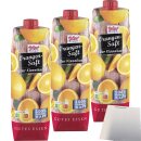 Hofgut Orangendirektsaft 3er Pack (3x1l Packung) + usy Block