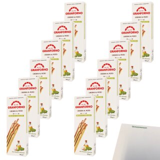 Knusprige Grissini Pesto mit Olivenöl VPE (12x125g) + usy Block