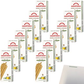 Knusprige Grissini Rosmarin mit Olivenölrezeptur VPE (12x125g Packung) + usy Block