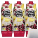 Hofgut Kirsch-Bananen-Nektar 3er Pack (3x1l Packung) + usy Block