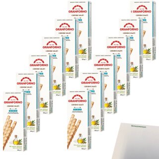 Knusprige Grissini Salz mit Olivenölrezeptur VPE (12x125g Packung) + usy Block