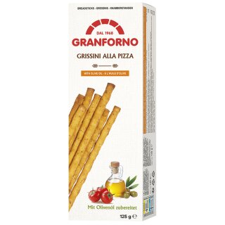 Knusprige Grissini Pizza mit Olivenöl (125g)