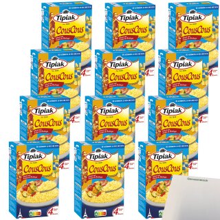 Tipiak CousCous Natur VPE (12x500g Packung) + usy Block