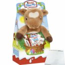 Kinder Maxi Mix Plüschtier Ziege Ostern (133g Packung) + usy Block