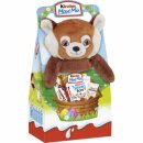 Kinder Maxi Mix Plüschtier Roter Panda Ostern (133g Packung) + usy Block
