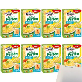 Tipiak zarte Perlen im Kochbeutel Weizen und Mais VPE (8x350g) + usy Block