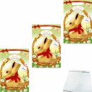 Lindt Goldhase 3er Pack (3x1kg Packung) + usy Block