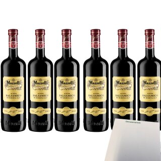 Mazzetti Aceto Balsamico di Modena Tipico Balsamessig VPE (6x1l Flasche) + usy Block