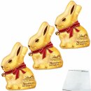 Lindt Goldhase Glamour Edition 3er Pack (3x100g Packung)...