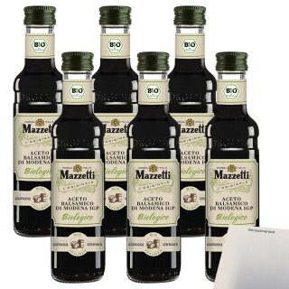 Mazzetti Aceto Balsamico di Modena VPE (6x250ml Flasche) + usy Block
