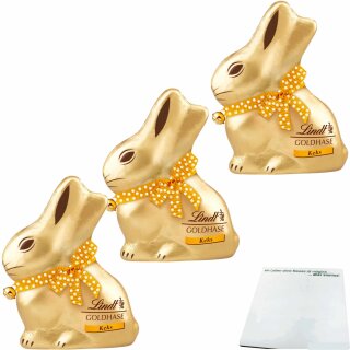 Lindt Goldhase Keks 3er Pack (3x100g Packung) + usy Block