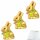Lindt Goldhase vegan 3er Pack (3x100g Packung) + usy Block