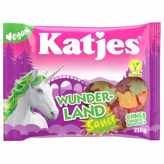 Katjes Wunderland Fruchtgummi Sauer (210g Packung)
