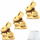 Lindt Goldhase Edelbitter 3er Pack (3x100g Packung) + usy...