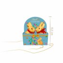 Lindt Goldhase Cut-Out Nest 3er Pack (3x198g Packung) + usy Block