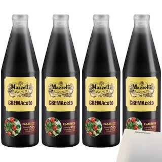 Mazzetti Cremaceto Classico 55 % Aceto Balsamico di Modena I.G.P. VPE (4x800ml Flasche) + usy Block