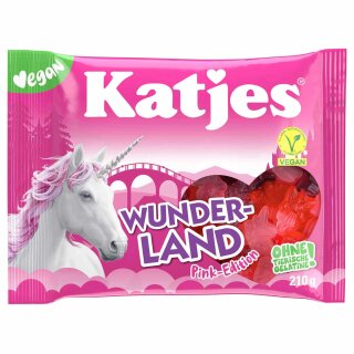 Katjes Wunderland Pink (210g Beutel)