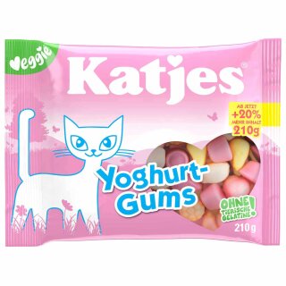 Katjes Yoghurt Gums (210g Packung)