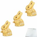 Lindt Goldhase weiß 3er Pack (3x50g Packung) + usy Block