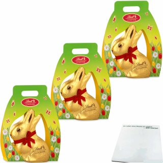 Lindt Goldhase Vollmilch 3er Pack (3x500g Packung) + usy Block