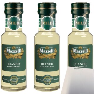 Mazzetti piccolo Condimento Bianco 3er Pack (3x100ml Flasche) + usy Block