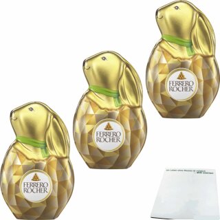 Rocher Osterhase 3er Pack (3x70g Packung) + usy Block