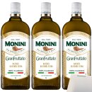 Monini Granfruttato Olivenöl 3er Pack (3x1l Flasche) + usy Block