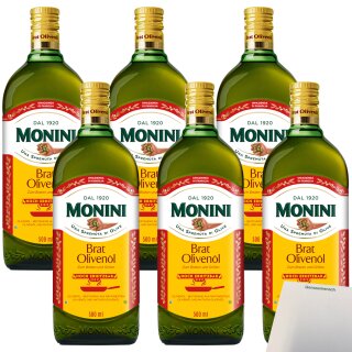 Monini Brat Olivenöl VPE (6x500ml Flasche) + usy Block