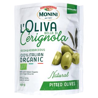Monini Oliven Bella Dcerignola (150g Beutel)