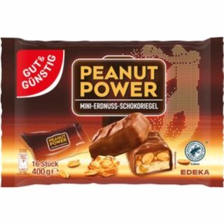 Gut & Günstig mini Peanut (16 Stück 400g Packung)