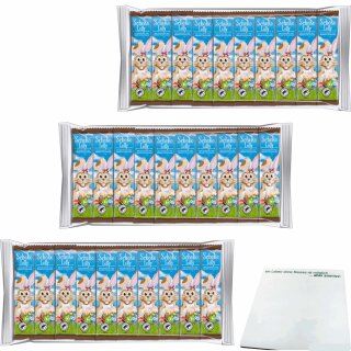 Gut&Günstig Oster Schokololly Vollmilch und Weiße Schokolade 30er (3x150g Packung) + usy Block