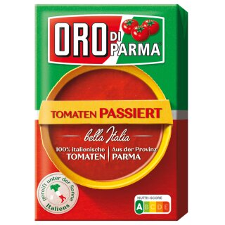Oro Di Parma Tomaten passiert (400g Packung) MHD 03/2025 Sonderpreis