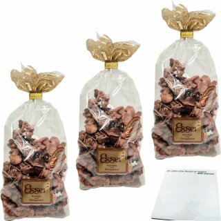 Esser Schoko-Crisp 3er Pack (3x200g Beutel) + usy Block