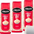 Oryza Ideal Reis Langkorn Parboiled 3er Pack (3x500g Beutel) + usy Block